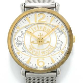 ヴィヴィアンウエストウッド(Vivienne Westwood)のVivienneWestwood(ヴィヴィアン) 腕時計 ワールドオーブ VW-7565 ボーイズ シルバー(腕時計)
