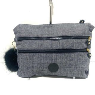 キプリング(kipling)のKipling(キプリング) ショルダーバッグ美品  - ネイビー ナイロン(ショルダーバッグ)