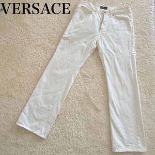 ジーンズ ホワイトデニム パンツ デニム　ヴェルサーチ　VERSACE  