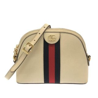 Gucci - GUCCI(グッチ) ショルダーバッグ GGマーモント 499621 アイボリー×ダークネイビー×レッド レザー