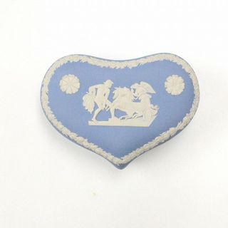 ウェッジウッド(WEDGWOOD)のウェッジウッド(WEDGWOOD) ジャスパー ブルー ハート 装身具・アクセサリーポット 【中古】 JA-18922(小物入れ)