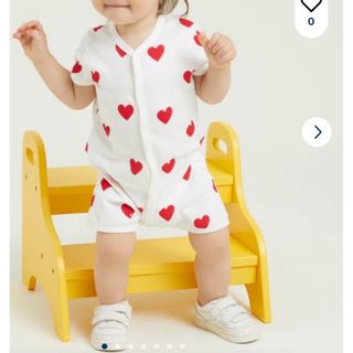 PETIT BATEAU - プチバトーハートのロンパース3000→2300円※あと４日限定掲載