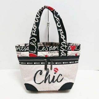 LeSportsac - LESPORTSAC(レスポートサック) ハンドバッグ - グレーベージュ×黒×マルチ ALBER/アルベール・エルバスコラボ レスポナイロン×ナイロンジャガード