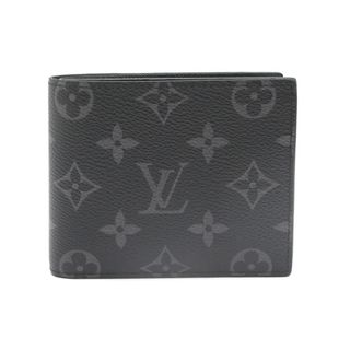 LOUIS VUITTON - LOUIS VUITTON (ルイ・ヴィトン) ポルトフォイユ マルコ NM モノグラム エクリプス M62545 二つ折り財布 コンパクトウォレット PVC レザー メンズ 箱付き