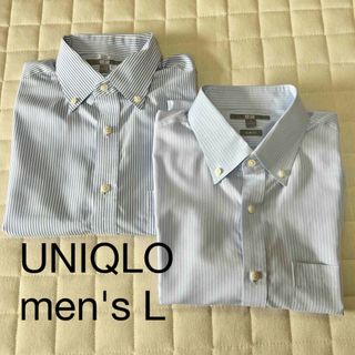 ユニクロ(UNIQLO)のUNIQLO ユニクロ メンズ 半袖 ワイシャツ 2枚セット ボタンダウン (シャツ)