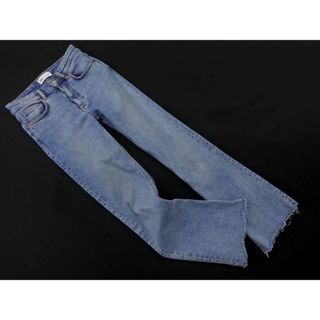 ザラ(ZARA)のZARA ザラ USED加工 カットオフ デニムパンツ size34/青 ■■ レディース(デニム/ジーンズ)