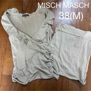 ミッシュマッシュ(MISCH MASCH)のミッシュマッシュ　ノースリーブセット　カシュクール　M(アンサンブル)