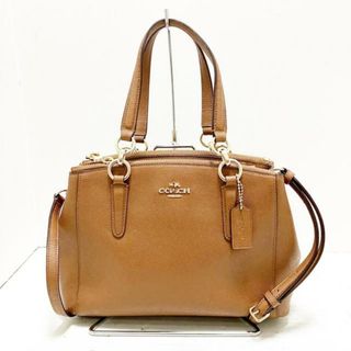 コーチ(COACH)のCOACH(コーチ) ハンドバッグ ミニ クリスティ キャリーオール F57523 ブラウン レザー(ハンドバッグ)