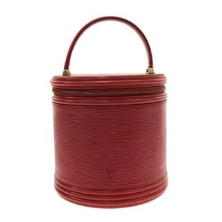 ルイヴィトン(LOUIS VUITTON)のLOUIS VUITTON(ルイヴィトン) バニティバッグ エピ カンヌ M48037 カスティリアンレッド レザー（LVロゴの刻印入り）(その他)