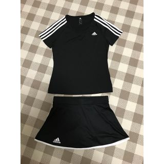 アディダス(adidas)のadidasテニスウェアセットアップ✳︎美品✳︎サンバイザープレゼント‼︎(ウェア)