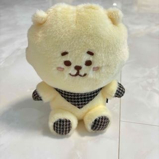 ボウダンショウネンダン(防弾少年団(BTS))のBT21 グレンチェックぬいぐるみ RJ ジン JIN BTS アールジェー(ぬいぐるみ)