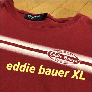 エディーバウアー(Eddie Bauer)のeddie bauer半袖カットソー　XL(Tシャツ/カットソー(半袖/袖なし))