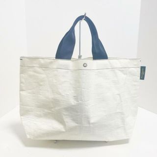 エルベシャプリエ(Herve Chapelier)のHerve Chapelier(エルベシャプリエ) トートバッグ マルシェバッグM アイボリー×ダークネイビー PPライン ポリエチレン×ポリアミド(トートバッグ)