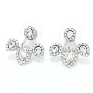 スワロフスキー(SWAROVSKI)のSWAROVSKI(スワロフスキー) ピアス 金属素材×スワロフスキークリスタル シルバー×クリア ドロップ/2way(ピアス)