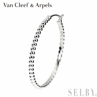 Van Cleef & Arpels - ヴァンクリーフ＆アーペル K18WG ピアス ペルレフープ スモール シングルピアス