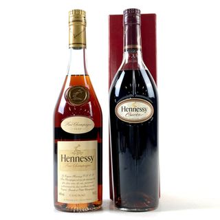 ヘネシー(ヘネシー)の2本 ヘネシー VSOP スリムボトル クリアボトル キュヴェ コニャック 700ml(ブランデー)