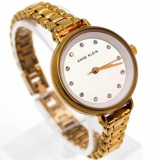 アンクライン(ANNE KLEIN)の《希少》ANNE KLEIN 腕時計 シルバー ストーン ブレスレット g(腕時計)