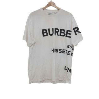 BURBERRY LONDON ENGLAND(バーバリーロンドンイングランド) 半袖Tシャツ サイズM メンズ ホースフェリー 8040691 白(Tシャツ/カットソー(半袖/袖なし))