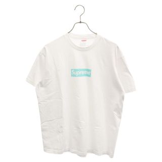 Supreme - SUPREME シュプリーム 21AW×TIFFANY&Co. Box Logo Tee ティファニー ボックスロゴ プリント半袖Tシャツカットソー ホワイト