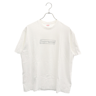 シュプリーム(Supreme)のSUPREME シュプリーム 21SS×KAWS Chalk Logo Tee×カウズ チョークロゴ 半袖Tシャツ ボックスロゴ ホワイト(Tシャツ/カットソー(半袖/袖なし))