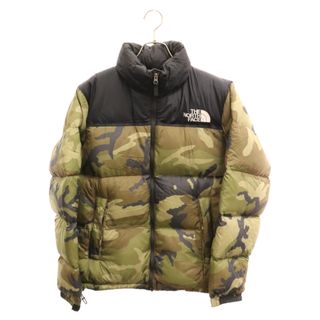 ザノースフェイス(THE NORTH FACE)のTHE NORTH FACE ザノースフェイス NOVELTY NUPTSE JACKET ノベルティヌプシ ジップアップナイロンダウンジャケット ND91842 グリーン/ブラック(ダウンジャケット)