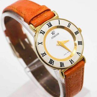 《美品》JOWISSA 腕時計 ホワイト レディース ヴィンテージ スイス d(腕時計)