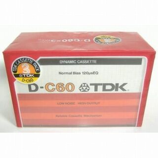 ティーディーケイ(TDK)の【未開封】TDK カセットテープ D-C60 60分×3本入 ノーマルポジション(その他)