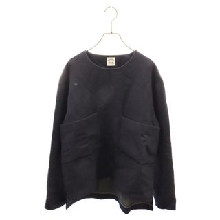 SUNSEA - SUNSEA サンシー 15AW Wool Long Sleeve Pull Over ウール ロング スリーブ プルオーバー シャツ ネイビー SNS-15A20