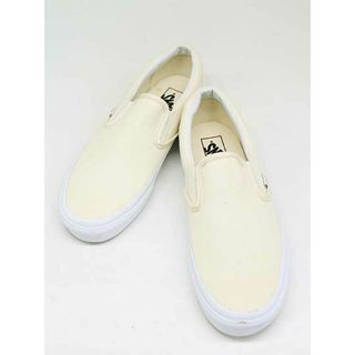 ヴァンズ(VANS)の【新入荷】新品 未使用品『VANS/ヴァンズ』クラッシックスリッポン/スニーカー/シューズ/靴 アイボリー メンズ 25.5cm  春夏秋冬 315042(スニーカー)