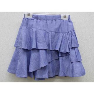 【夏物 新入荷!】＜コムサ・フィユ/COMME CA FILLE＞130cm スカート ブルー【中古】子供服 キッズ kids 女の子 夏 bottoms 715042(スカート)