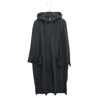 Ground Y グラウンドワイ 30/cotton Jersey Hooded Big Dress Cardigan コットンジャージー フーディ ビッグ ドレス カーディガン ブラック GA-D04-040(パーカー)