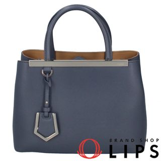 フェンディ(FENDI)のフェンディ プチトゥージュール 2WAYショルダーバッグ  8BH253 レザー レディースハンドバッグ
 ブルー【中古】(ハンドバッグ)