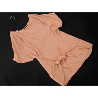 VICKY ビッキー 前結び ブラウス シャツ size2/ピンクベージュ ■◆ レディース