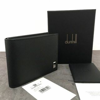 ダンヒル(Dunhill)の未使用品 dunhill 二つ折り財布 DU22R2P10PS001R ブラック ギフトにも！ 8(折り財布)