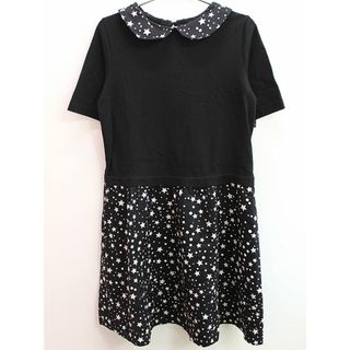 アニエスベー(agnes b.)の【夏物 新入荷!】♪アニエスb/アニエスベー/agnes b. ENFANT♪135cm 半袖ワンピース 黒×白【中古】子供服 キッズ kids 女の子 夏 onepi 715042(ワンピース)