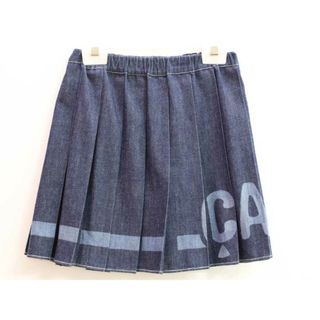 【夏物 新入荷!】『コムサ・フィユ/COMME CA FILLE』130cm スカート インディゴ 【中古】子供服 キッズ  女の子 春夏秋冬 bottoms 915042(スカート)