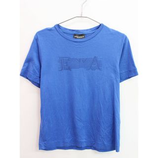 エンポリオアルマーニ(Emporio Armani)の【夏物 新入荷!】♪エンポリオアルマーニ/EMPORIO ARMANI♪142cm 半袖Tシャツ/半袖カットソー 青【中古】子供服 キッズ kids ジュニア 男の子 夏 tops 125042(Tシャツ/カットソー)