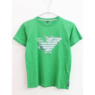 アルマーニ ジュニア(ARMANI JUNIOR)の【夏物 新入荷!】♪アルマーニ ジュニア/Armani Junior♪142cm 半袖Tシャツ/半袖カットソー 緑【中古】子供服 キッズ kids ジュニア 男の子 夏 tops 125042(Tシャツ/カットソー)