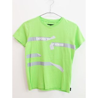 エンポリオアルマーニ(Emporio Armani)の【夏物 新入荷!】♪エンポリオアルマーニ/EMPORIO ARMANI♪142cm 半袖Tシャツ/半袖カットソー 黄緑×グレー【中古】子供服 キッズ kids ジュニア 男の子 夏 tops 125042(Tシャツ/カットソー)