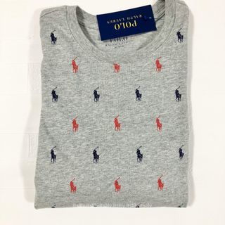 ラルフローレン(Ralph Lauren)のグレーL  半袖　マルチポニー　ラルフローレン  Tシャツ(Tシャツ/カットソー(半袖/袖なし))