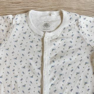 プチバトー(PETIT BATEAU)のプチバトー　ロンパース70㎝※あと2日掲載です(ロンパース)