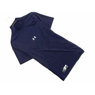 アンダーアーマー(UNDER ARMOUR)のUNDER ARMOUR アンダーアーマー ロゴ カットソー sizeMD/紺 ■◆ メンズ(Tシャツ/カットソー(七分/長袖))