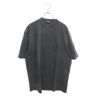 バレンシアガ(Balenciaga)のBALENCIAGA バレンシアガ 22AW ダメージ加工ロゴプリントオーバーサイズ半袖Tシャツ ブラック 641675 TMVH8(Tシャツ/カットソー(半袖/袖なし))