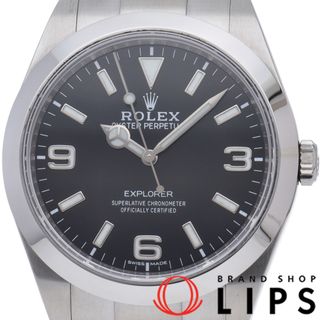 ロレックス(ROLEX)のロレックス エクスプローラー1 後期型 Explorer 1 214270(ﾗﾝﾀﾞﾑ) 箱 保証書 SS メンズ時計 ブラック 仕上げ済 美品 【中古】(その他)