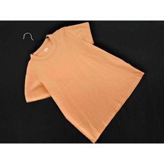 ユニクロ(UNIQLO)のUniqlo U ユニクロ ユー ルメール 無地 Tシャツ sizeL/ベージュ ■◆ レディース(Tシャツ(半袖/袖なし))