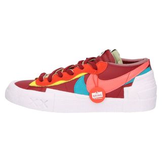 ナイキ(NIKE)のNIKE ナイキ ×sacai×KAWS BLAZER LOW TEAM RED サカイ ブレーザー ローカットスニーカー マルチ US8.5/26.5cm DM7901-600(スニーカー)