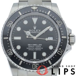 ロレックス(ROLEX)のロレックス シードゥエラー 4000 Sea-Dweller 116600(ﾗﾝﾀﾞﾑ) 箱 保証書 SS メンズ時計 ブラック 仕上げ済 美品 【中古】(その他)