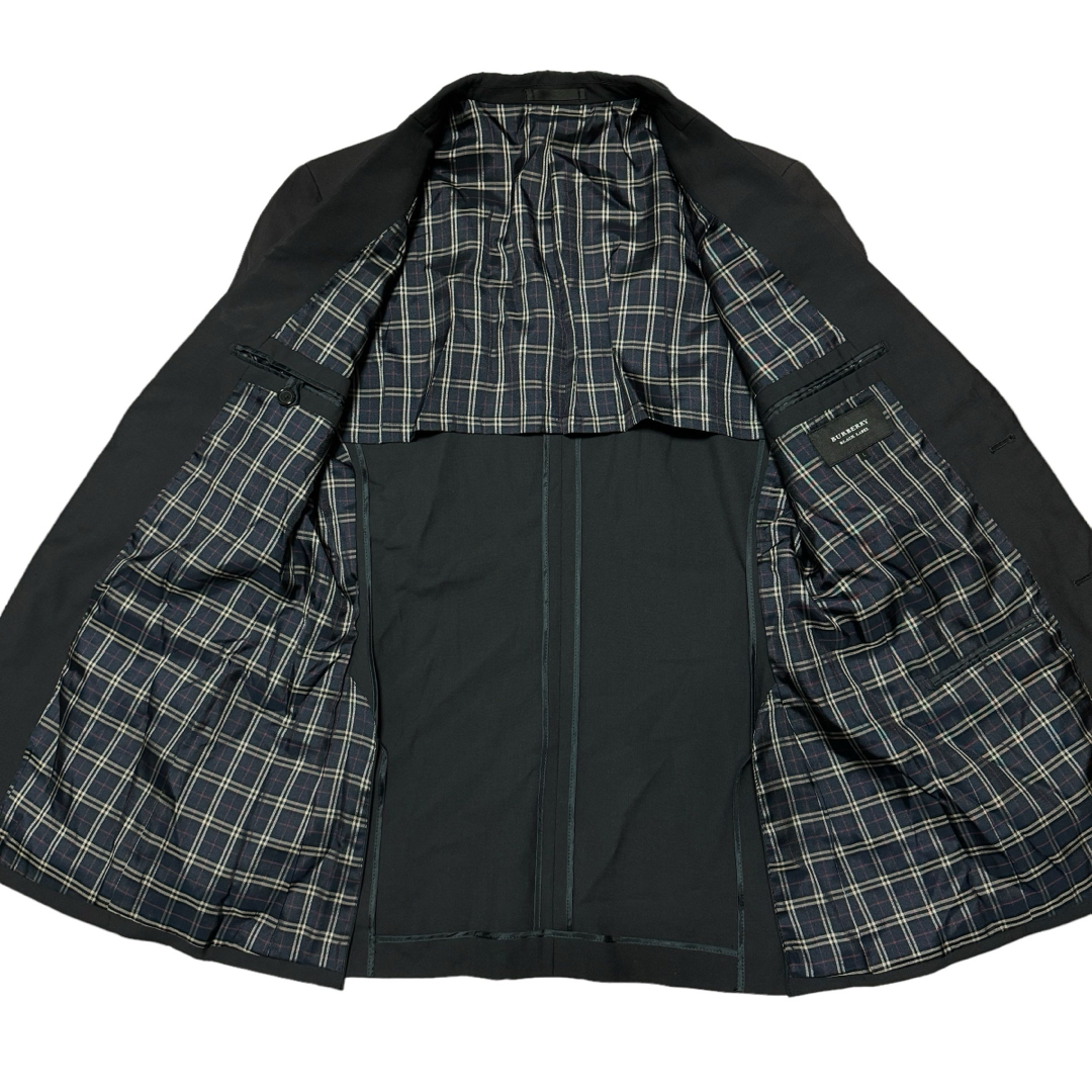 BURBERRY BLACK LABEL 2Bテーラードジャケット ネイビー L BURBERRY BLACK LABEL 2Bテーラードジャケット ネイビー L