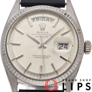 ロレックス(ROLEX)のロレックス デイデイト ウォッチ アンティーク Day-Date
 1803(8) K18WG/革 メンズ時計 シルバー 仕上げ済 1985年 美品 【中古】(その他)