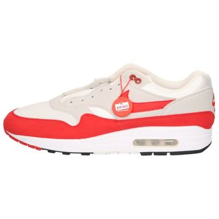 ナイキ(NIKE)のNIKE ナイキ AIR MAX 1 ANNIVERSARY エアマックス1 ローカットスニーカー レッド/ホワイト US12/30cm 908375-103(スニーカー)